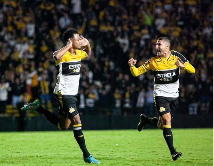 Matheus Trindade marcou o gol da vitória do Criciúma sobre o Bragantino na Copa do Brasil (foto: Cleiton Ramos/Criciúma)