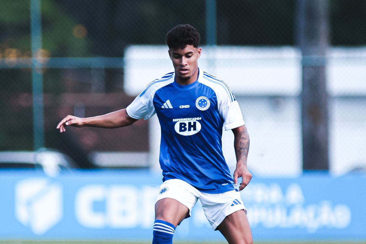 Nicolas Pontes, jogador do Cruzeiro (foto: Gustavo Martins/Cruzeiro)