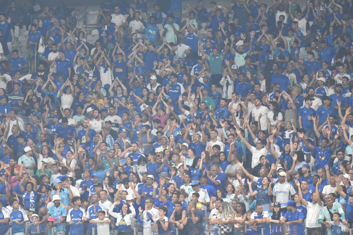 Torcida do Cruzeiro no Mineirão (foto: Ramon Lisboa/EM/D.A. Press)