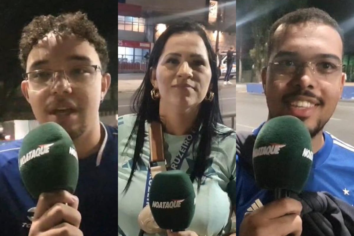 Torcedores do Cruzeiro no Mineirão para confronto com Unión, pela Sul-Americana (foto: João Victor Pena/No Ataque)