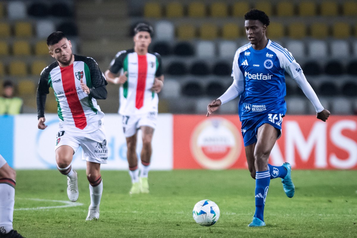 Partida entre Cruzeiro e Palestino (foto: Gustavo Aleixo/Cruzeiro)
