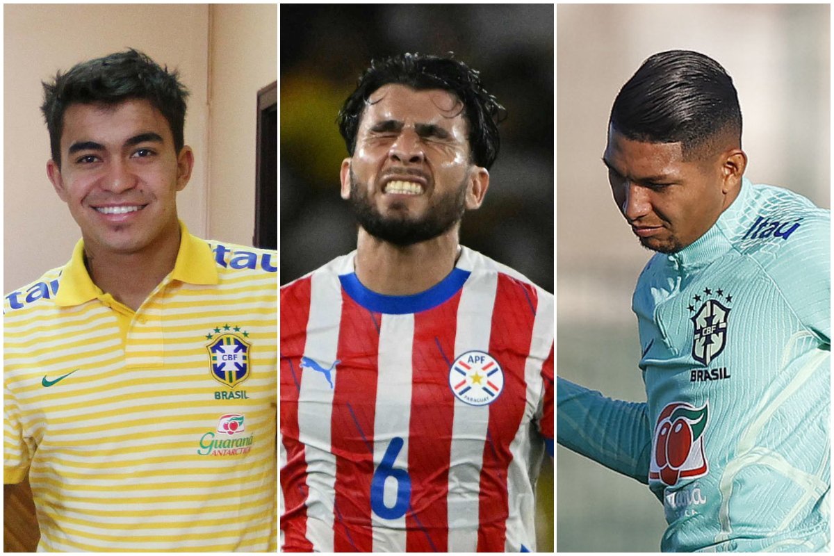 Dudu, Alonso e Rony foram convocados por seleções (foto: Luis ACOSTA / AFP e Rafael Ribeiro/CBF)