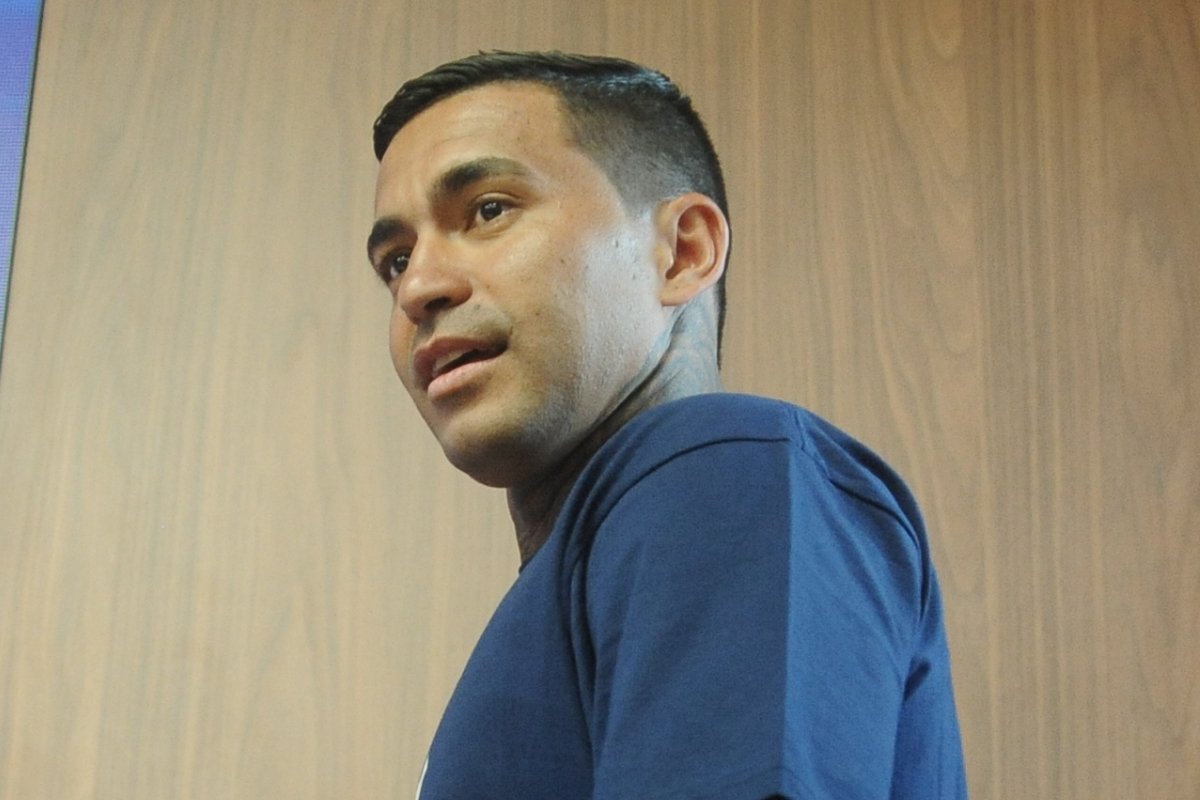 Dudu, atacante do Atlético (foto: Alexandre Guzanshe/EM/D.A. Press)