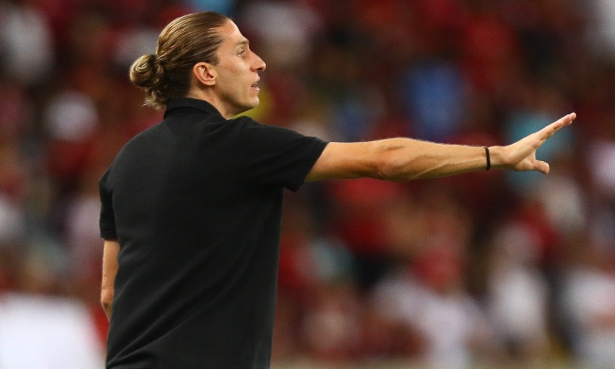 Filipe Luís, técnico do Flamengo (foto: Gilvan de Souza/Flamengo)