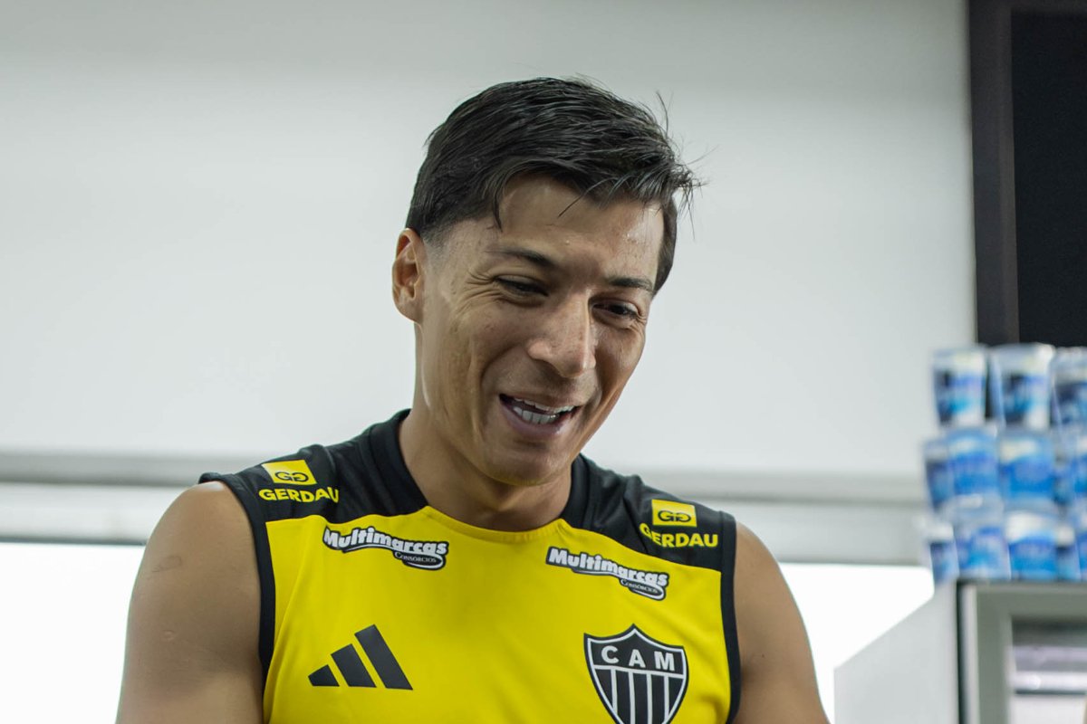 Alan Franco, volante do Atlético (foto: Pedro Souza/Atlético)