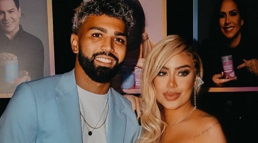 Gabigol e Rafaella Santos em foto de casal (foto: Redes sociais/Reprodução)