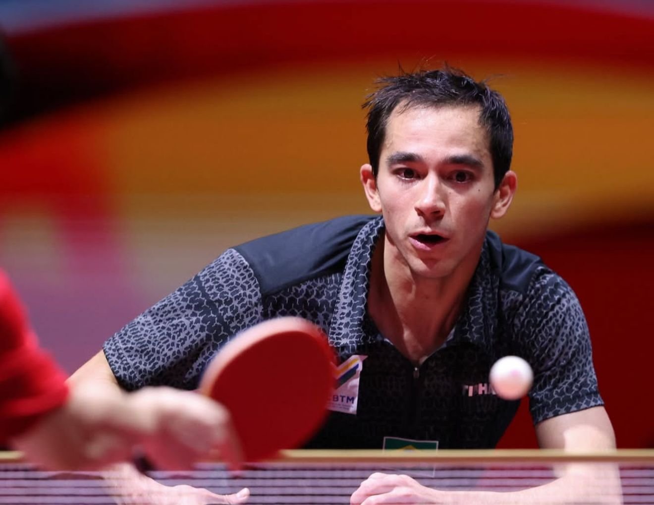 Hugo Calderano, mesatenista brasileiro (foto: Reprodução Instagram da WTT)