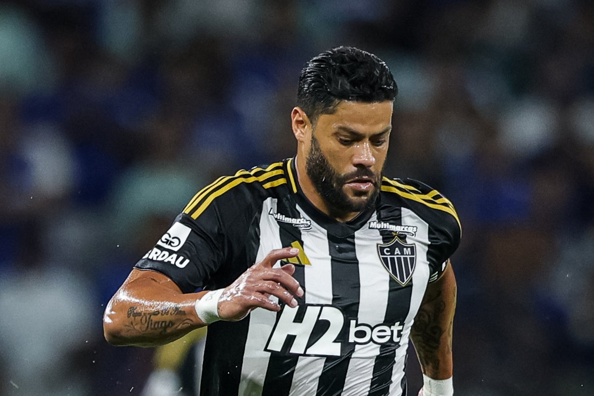 Hulk durante Cruzeiro x Atlético (foto: Pedro Souza/Atlético)