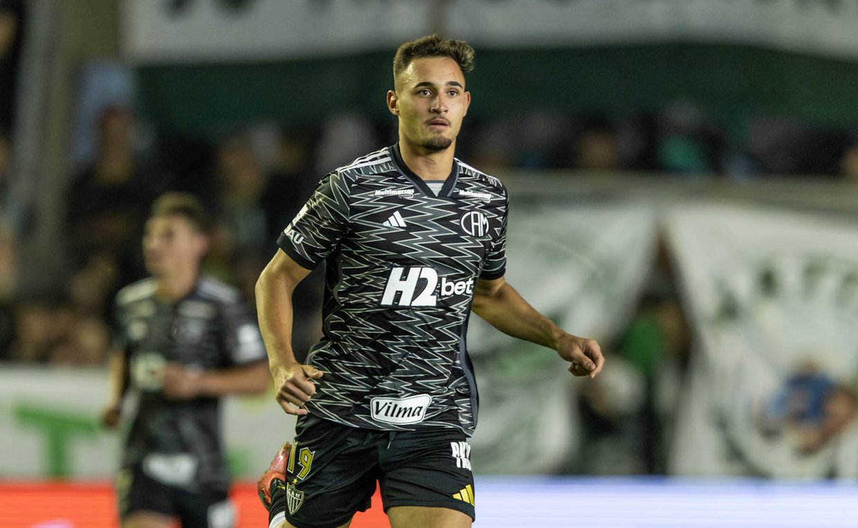 João Marcelo em ação pelo Atlético contra o Juventude (foto: Pedro Souza/Atlético)
