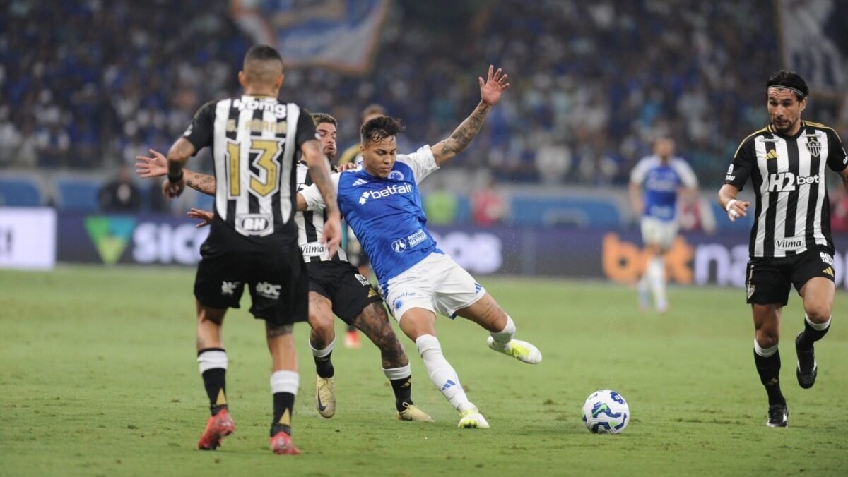Kaio Jorge em ação durante Cruzeiro x Atlético (foto: Alexandre Guzanshe/EM/D.A Press)