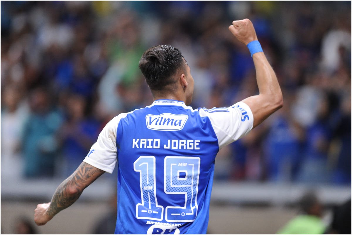 Kaio Jorge, atacante do Cruzeiro (foto: Alexandre Guzanshe/EM/D.A. Press)