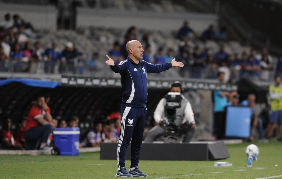 Leonardo Jardim, técnico do Cruzeiro (foto: Alexandre Guzanshe/EM/DA Press)