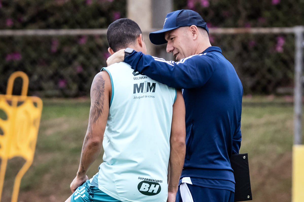 Volante Christian é um dos jogadores que cresceram com a chegada de Leonardo Jardim ao Cruzeiro (foto: Gustavo Aleixo/Cruzeiro)