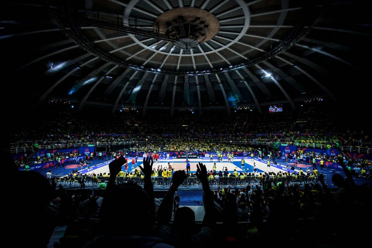 Maracanãzinho receberá primeira semana da VNL (foto: Sílvio Álvila/VolleyballWorld)