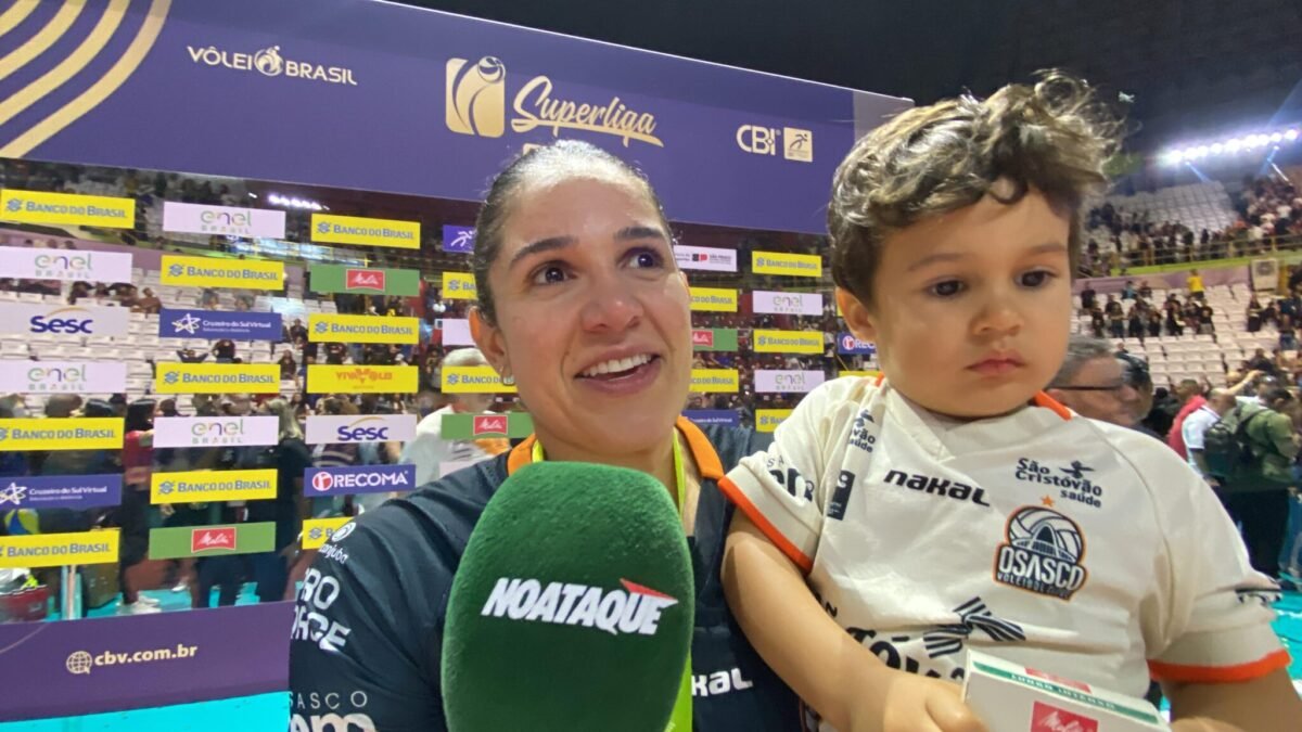 Natália, ponteira do Osasco, foi eleita a MVP da Superliga Feminina de Vôlei (foto: Rafael Cyrne/EM/D.A Press)