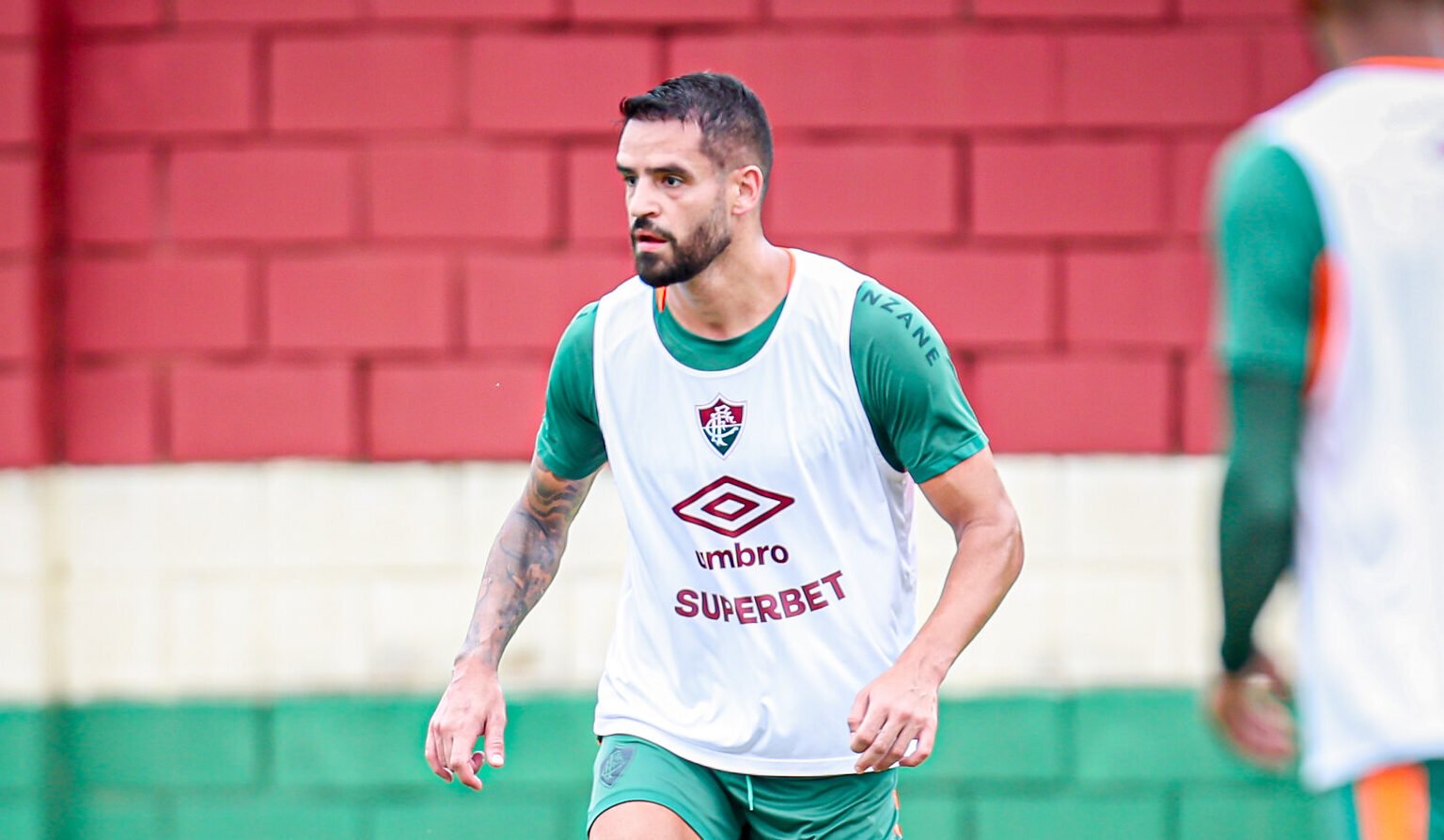Renato Augusto durante treino do Fluminense (foto: Marina Garcia/Fluminense)