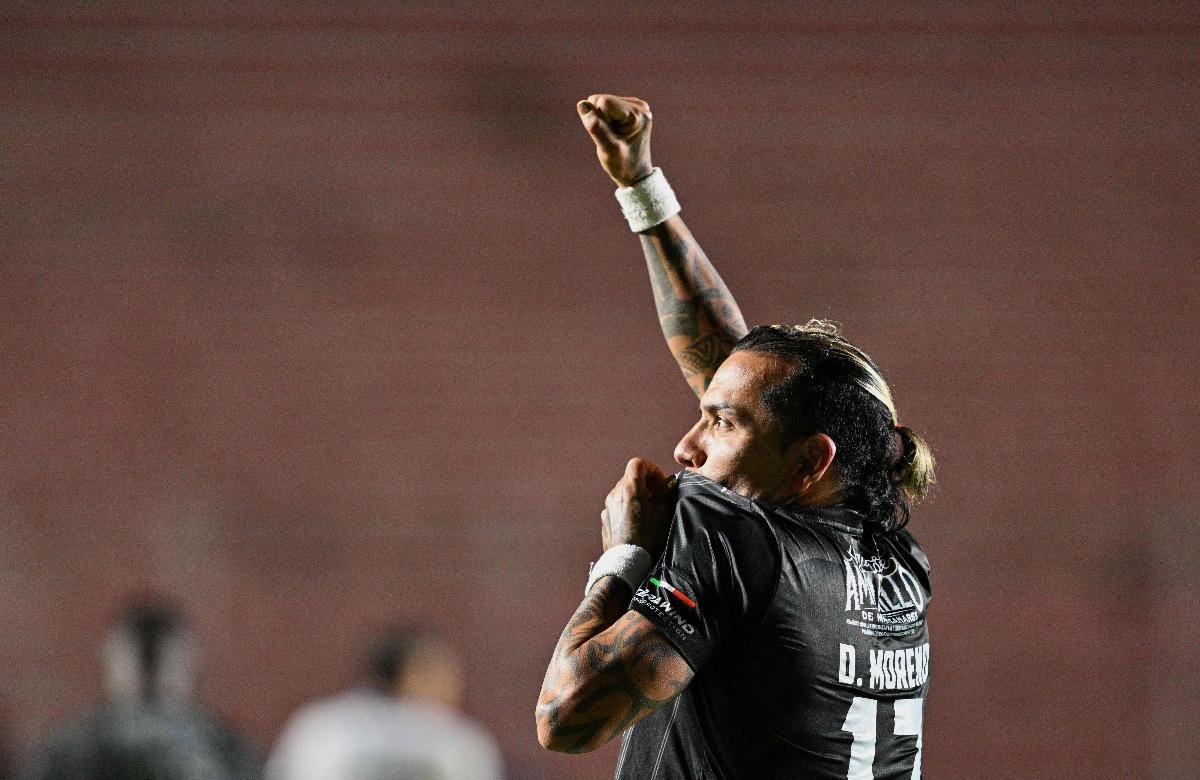 Dayro Moreno, atacante do Once Caldas (foto: AIZAR RALDES/AFP)