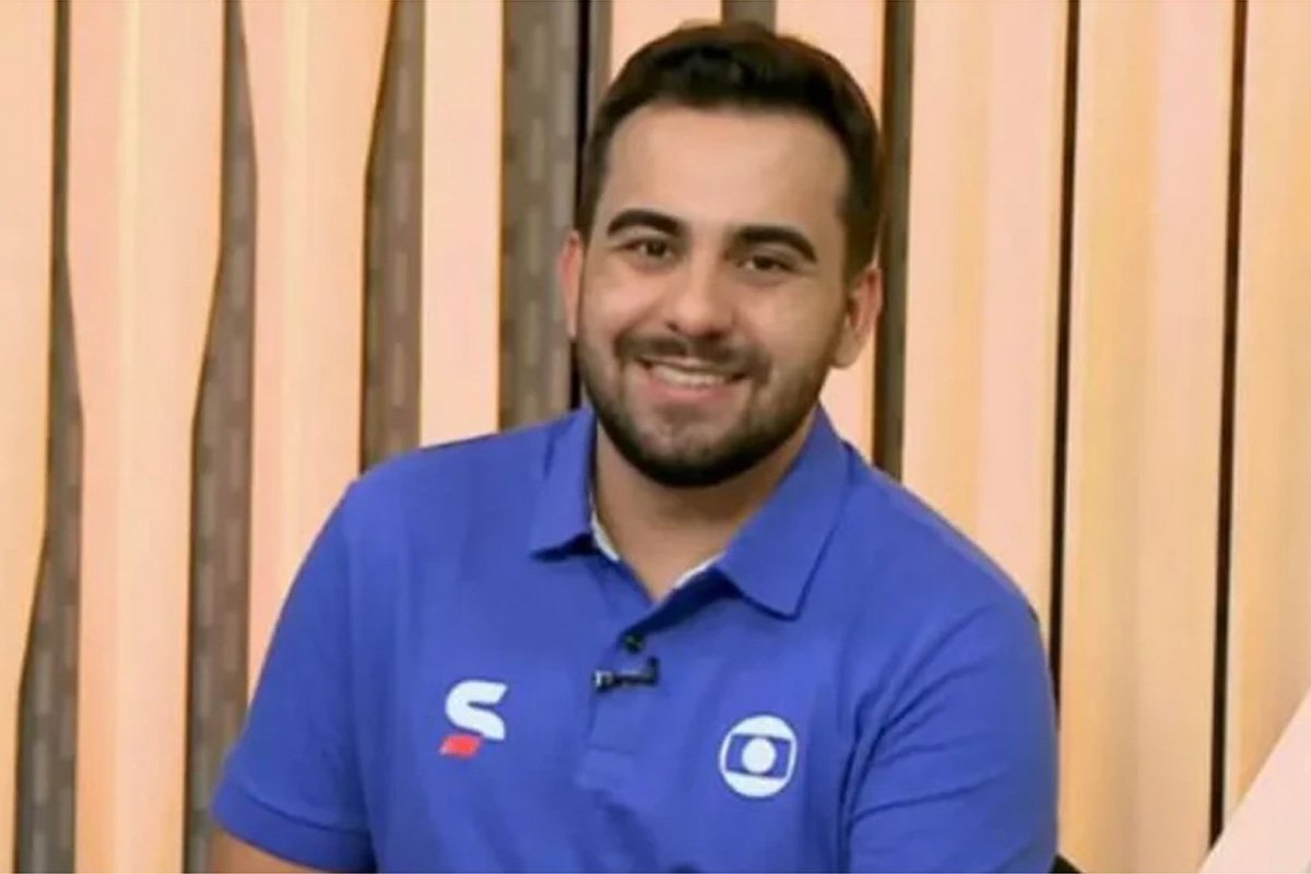Vinicius Rodrigues, narrador do Sportv (foto: Reprodução/SporTV)