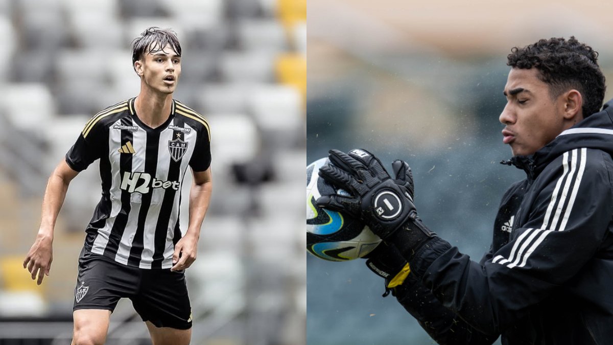 Vitão e Kaio em ação pelo Atlético (foto: Pedro Souza/Atlético)