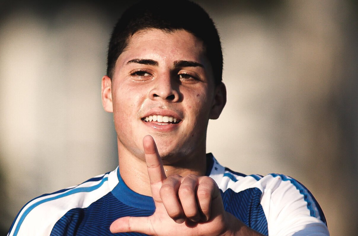 Cauan Baptistella, camisa 10 do Cruzeiro Sub-20 (foto: Gustavo Martins/Cruzeiro)