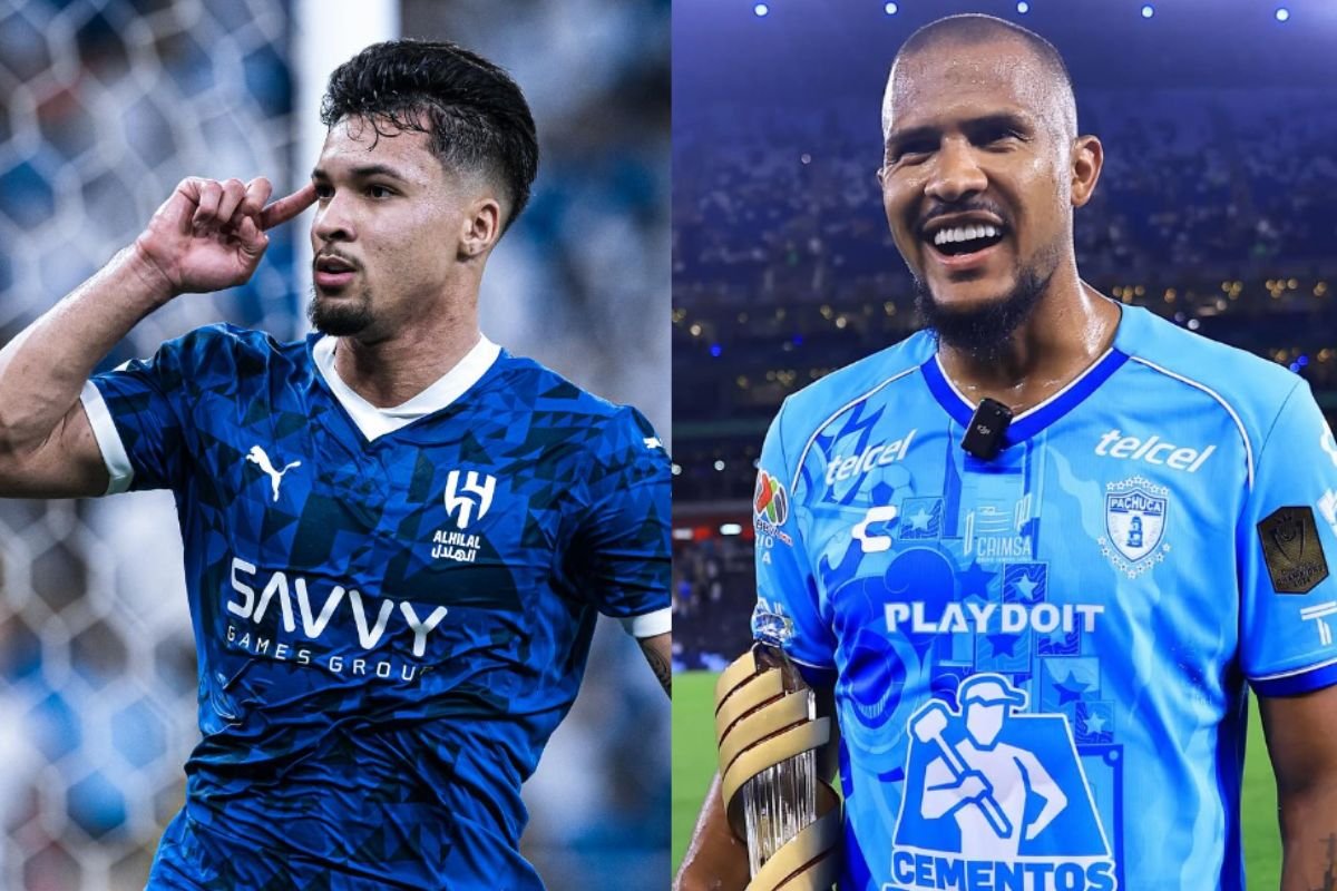 Jogadores das equipes (foto: Divulgação: Al Hilal - Pachuca)