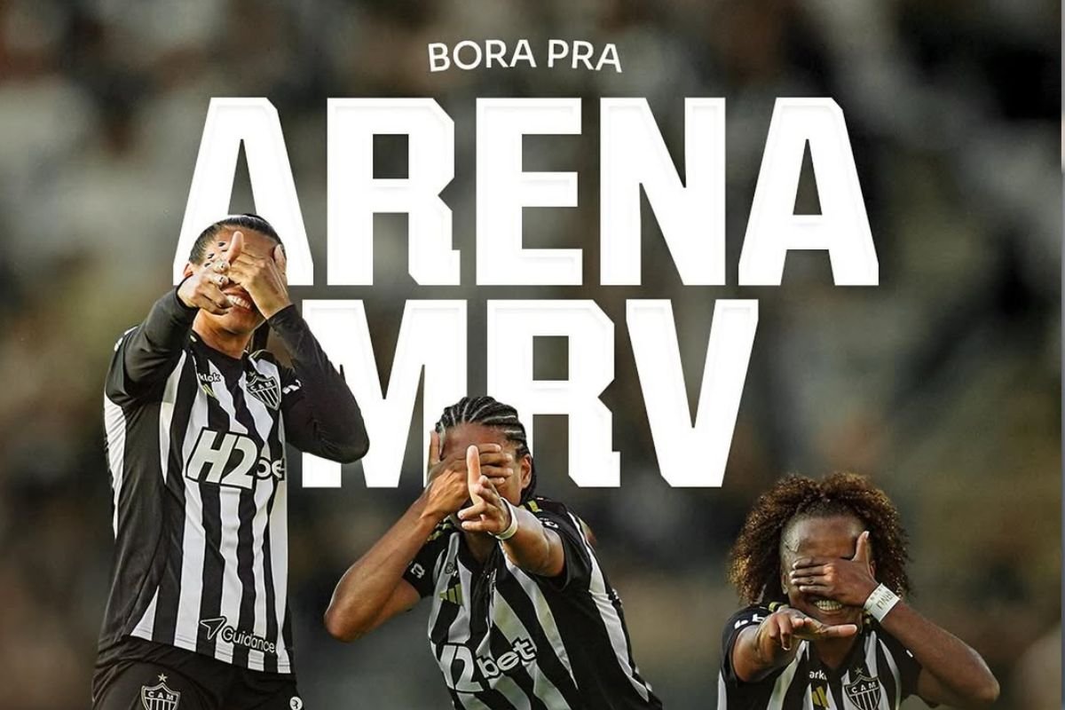 Arte com jogadoras do Atlético (foto: Divulgação / Atlético)