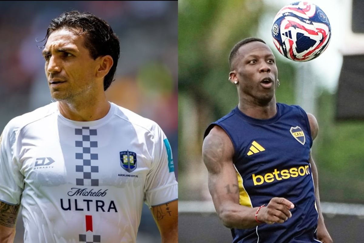 Jogadores das equipes (foto: Divulgação / Auckland - Boca)