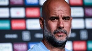Pep Guardiola, técnico do Manchester City - Crédito: 