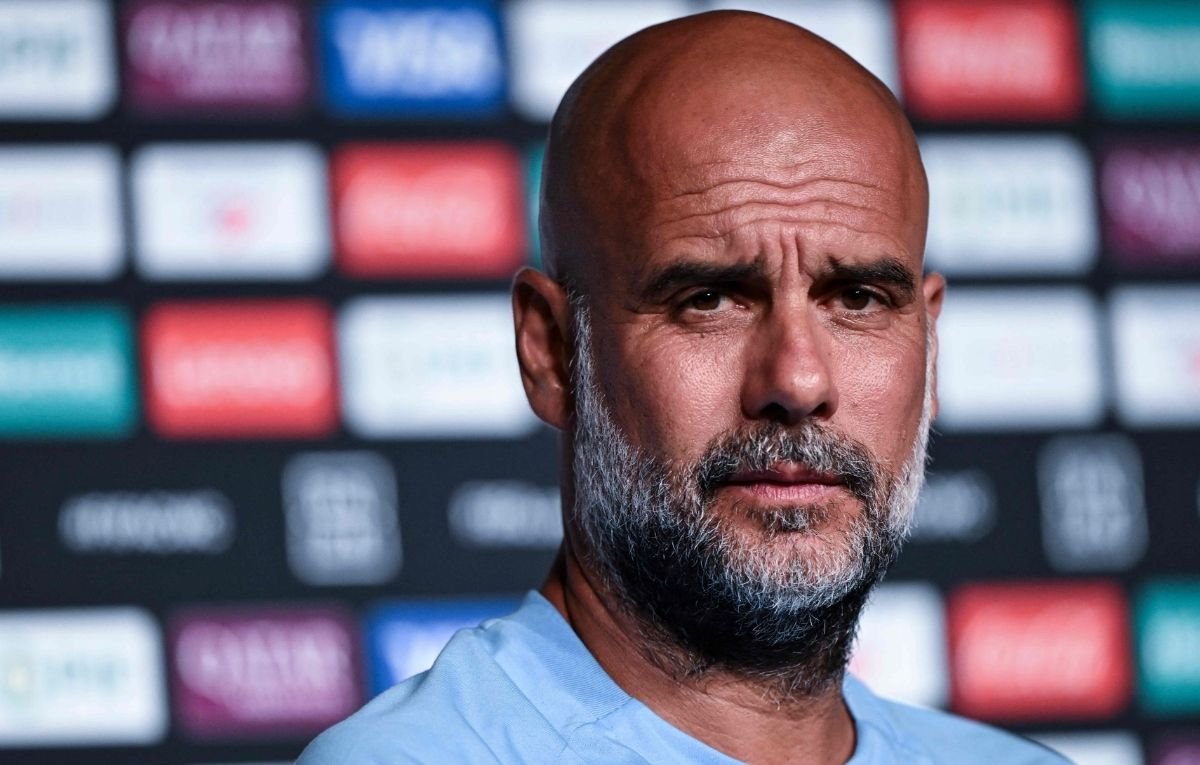 Pep Guardiola, técnico do Manchester City (foto: PATRICIA DE MELO MOREIRA / AFP)