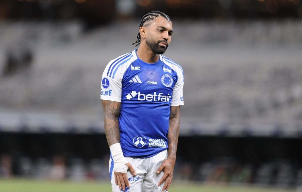 Gabigol no confronto entre Cruzeiro e Mushuc Runa, no Mineirão, pela Copa Sul-Americana (foto: Gabigol no confronto entre Cruzeiro e Mushuc Runa, no Mineirão, pela Copa Sul-Americana)