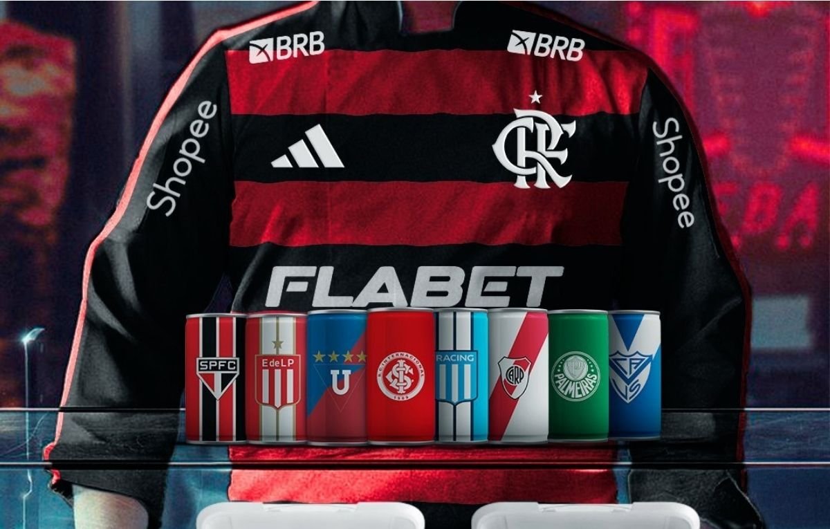 Flamengo apenas alterou elementos de imagem produzida por designer francês (foto: Reprodução/Instagram)