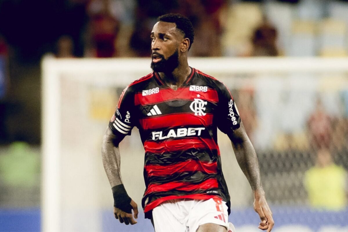 Gerson em ação pelo Flamengo (foto: Divulgação/ Flamengo)