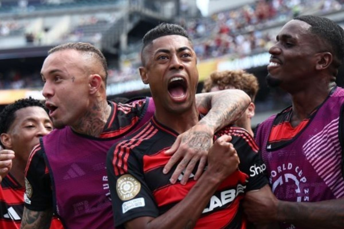 Jogadores do Flamengo (foto: AFP)