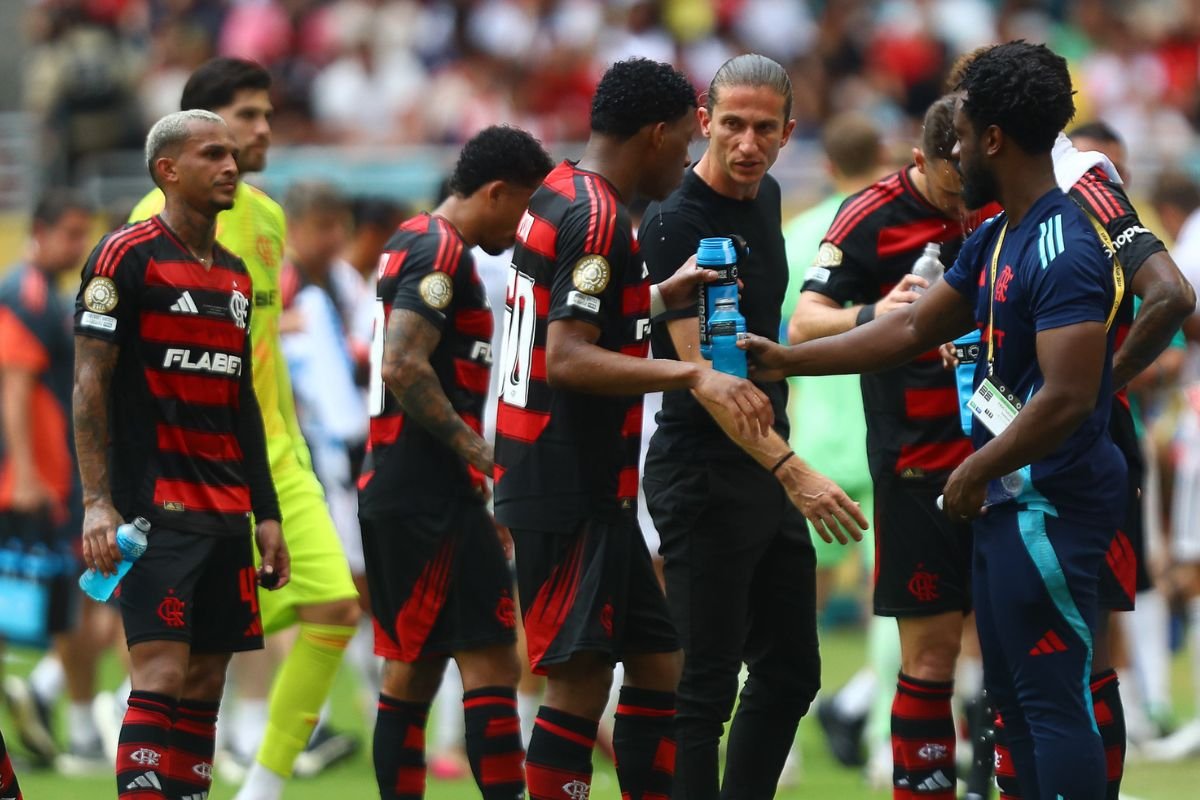 Jogadores do Flamengo (foto: Divulgação: Gilvan de Souza/Flamengo)