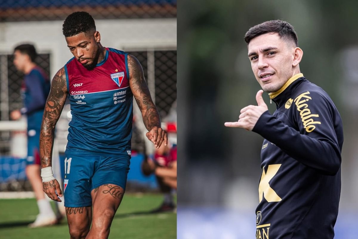 Jogadores das equipes (foto: Divulgação: Mateus Lotif/FEC- RaulBaretta_Photo / Santos FC)