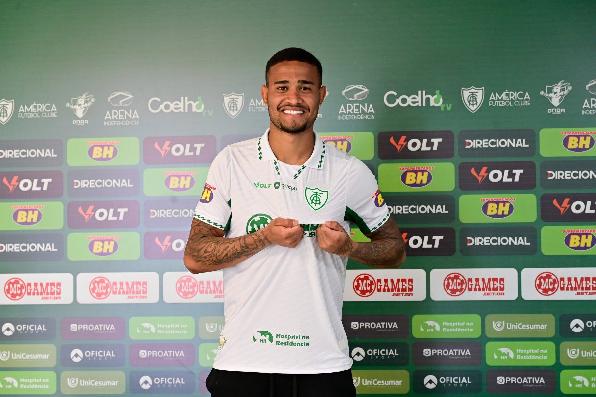 Breno Teixeira, atacante do América (foto: Mourão Panda/América)