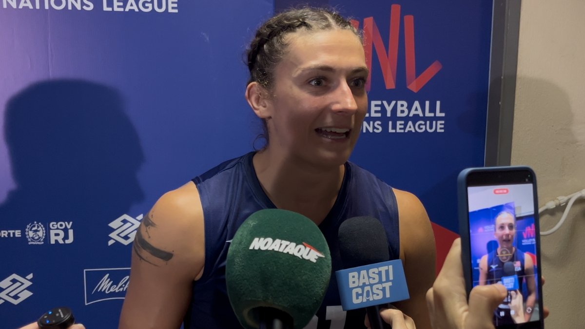 Roni Jones-Perry, ponteira dos Estados Unidos (foto: Pedro Bueno / No Ataque)