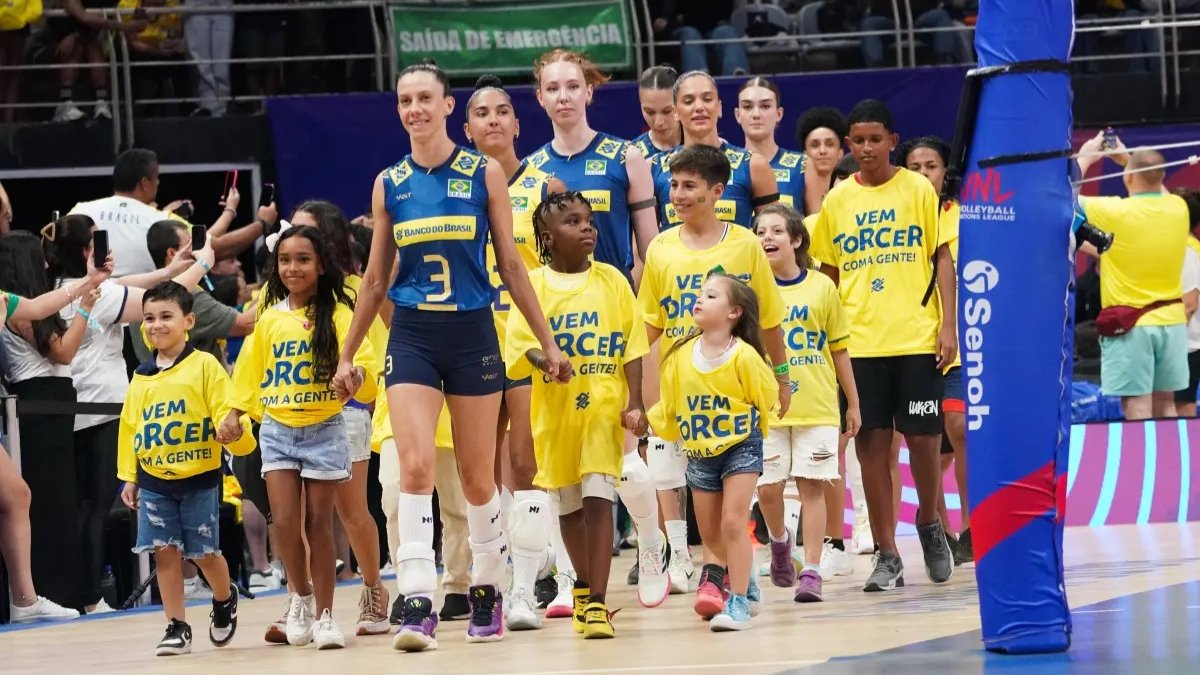 Atletas da Seleção Brasileira Feminina de Vôlei (foto: Mauricio Val/FV Imagem/CBV)