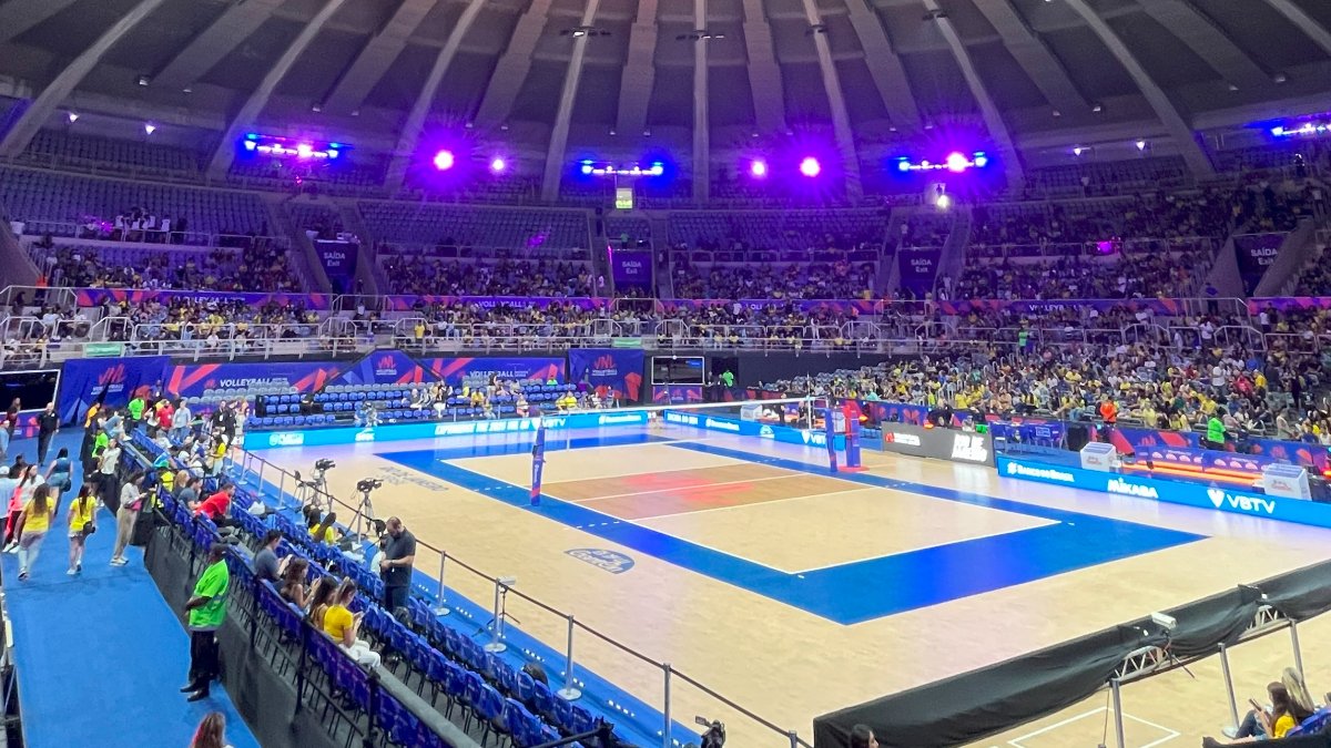 Maracanãzinho recebeu a primeira etapa da Liga das Nações de Vôlei (VNL) em 2024 e 2025 (foto: Pedro Bueno / No Ataque)