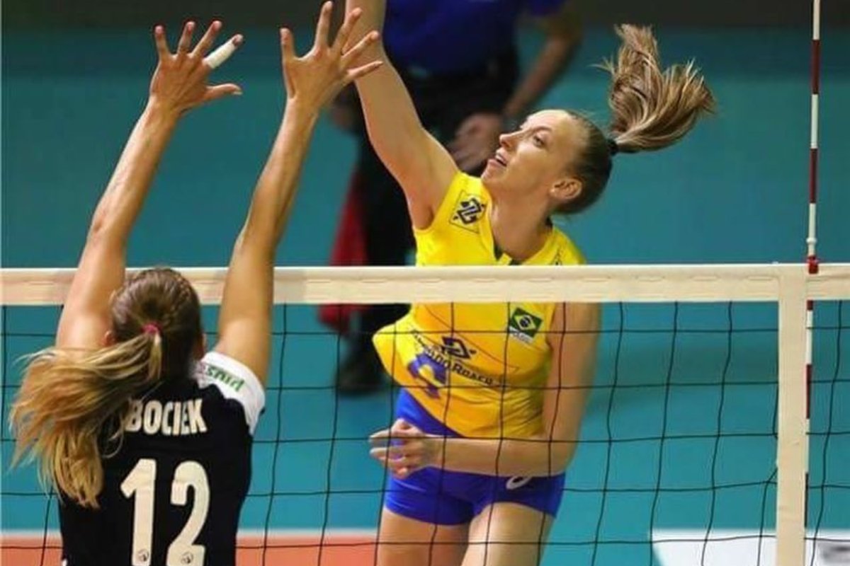 Edinara, oposta do vôlei brasileiro (foto: Reprodução Instagram de Edinara)