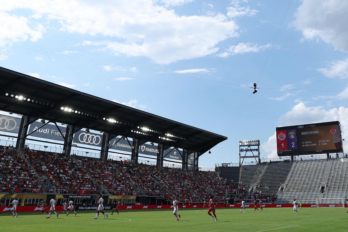 Audi Field, em Washington, recebeu Wydad Casablanca x Al Ain (foto: Kevin C. Cox / GETTY IMAGES NORTH AMERICA / Getty Images via AFP)
