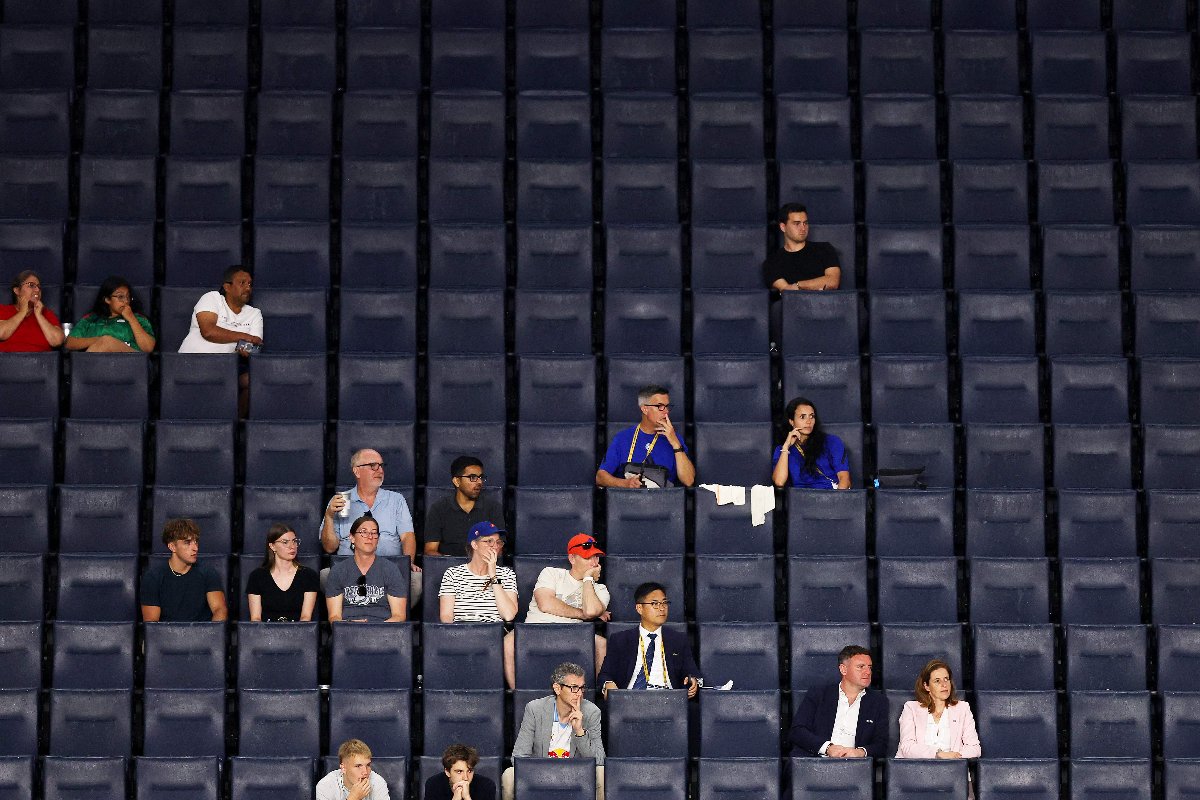 Público no QL Stadium, em Cincinnati, para Pachuca x RB Salzburg (foto: Michael Reaves / GETTY IMAGES NORTH AMERICA / Getty Images via AFP)