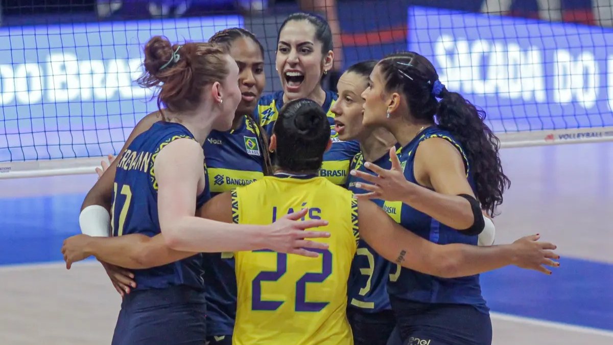 Jogadoras da Seleção Brasileira Feminina de Vôlei (foto: Mauricio Val/FV Imagem/CBV)