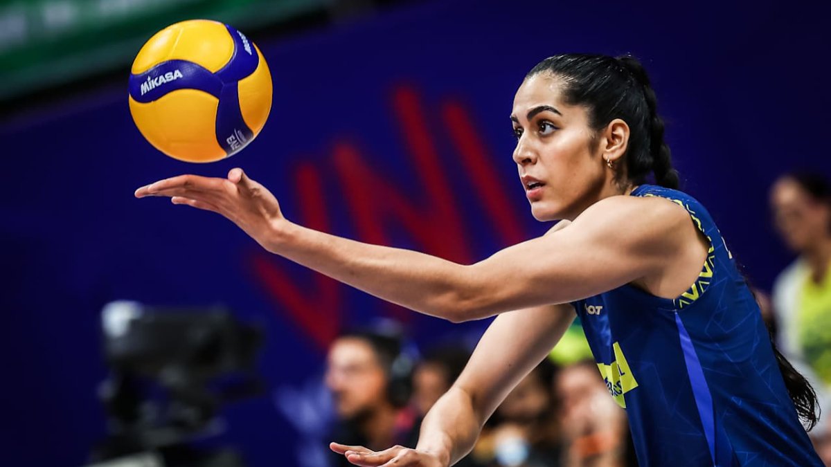 Diana, central da Seleção Brasileira (foto: Divulgação FIVB)