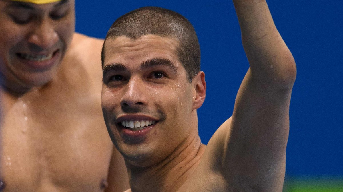 Daniel Dias, nadador que ganhou 27 medalhas em Jogos Paralímpicas (foto: Bob Martin for OIS/IOC via AFP.)