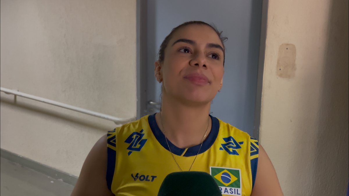 Kika, líbero da Seleção Brasileira Feminina de Vôlei (foto: Pedro Bueno / No Ataque)