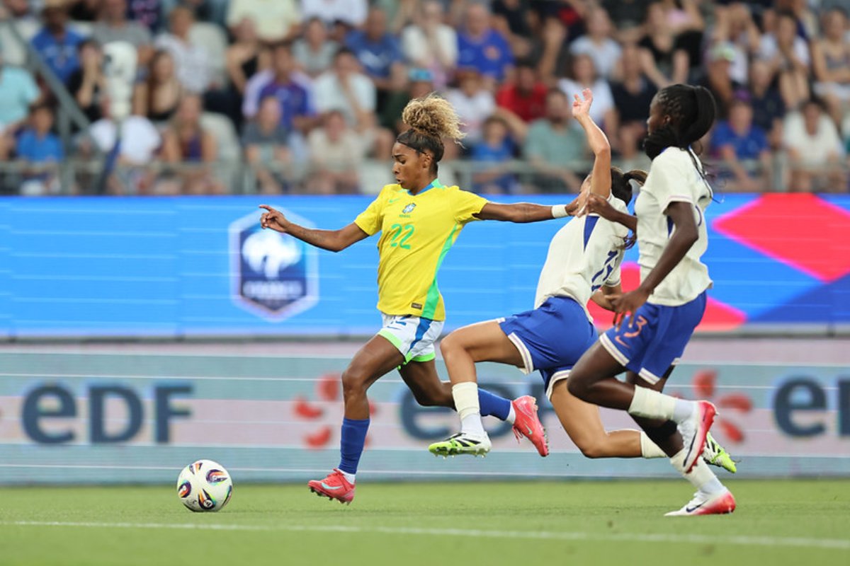 Brasil perdeu para a França em amistoso (foto: Livia Villas Boas / CBF)