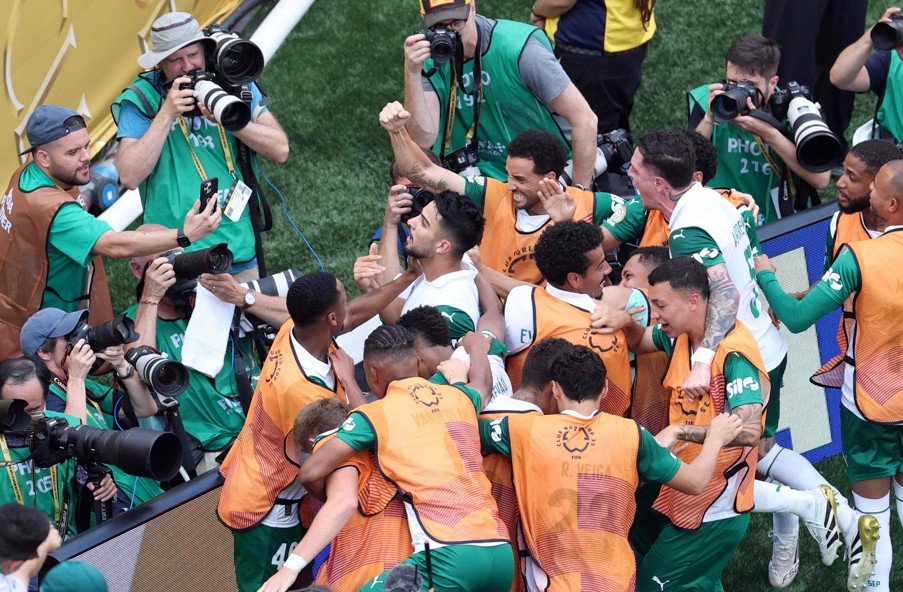 Palmeiras (foto: Photo by CHARLY TRIBALLEAU / AFP)