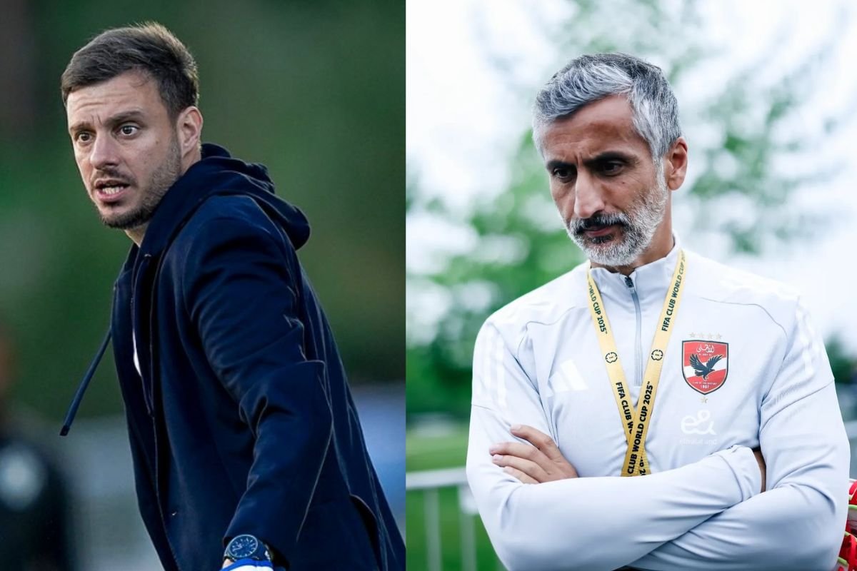 Técnicos das equipes (foto: Divulgação: Porto - Al Ahly)