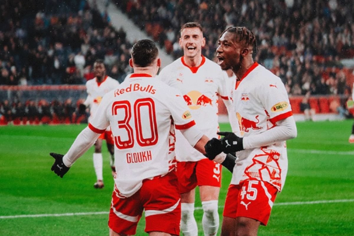 Jogadores do Salzburg (foto: Divulgação / Salzburg)